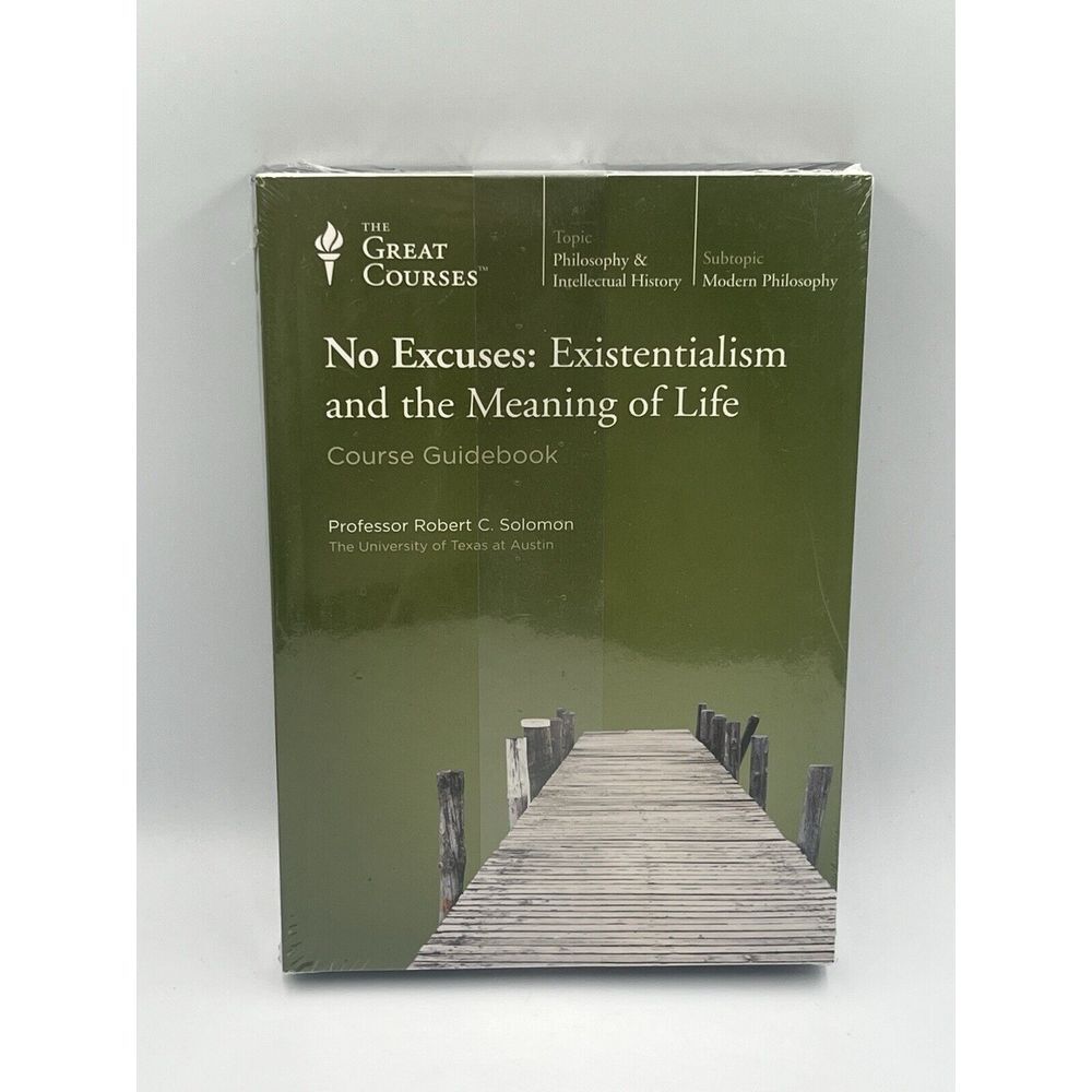Great Courses No Excuses: Existentialism and Meaning of Life (4 DVDs), Guidebook
